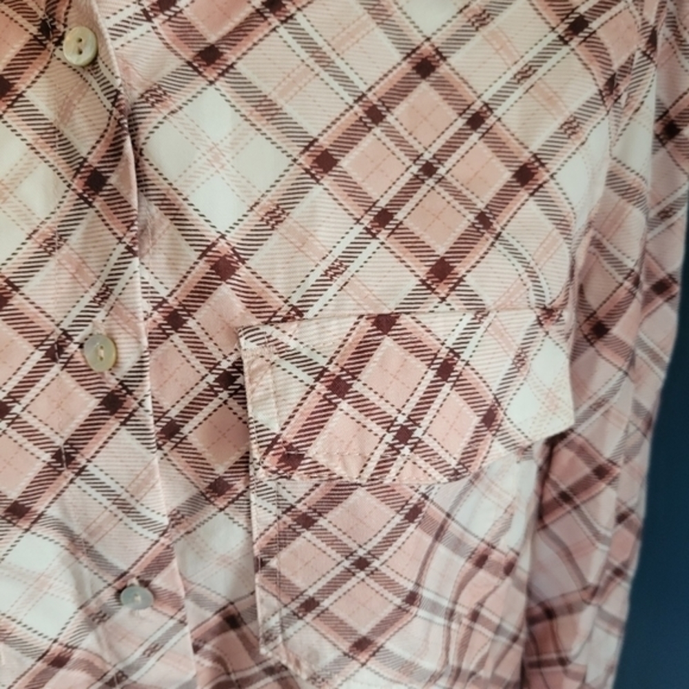 Kut From the Kloth size small plaid button up shirt NWOT - Picture 4 of 8